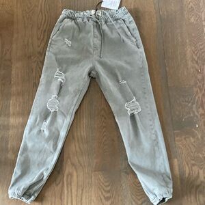 Jogger style jeans